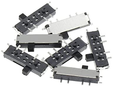 10 pezzi MSK-12C03-07 Interruttore a levetta a 8 pin Micro SMD Interruttore on-off-on 1P2T