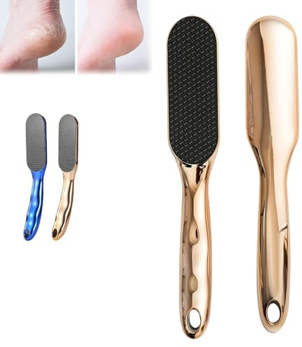 Veinsgrain Foot File, Nano Glass Foot File, Hard Skin Remover Nano-Glass Foot File, Veins Grain Foot File, Professional Foot Care Tools, Pedicure Tool for Smooth Feet (Gold)
