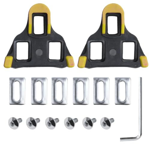 Cycle Shoe Cleats, Replacement Cycling Cleats, Reliable Replacement Option, Bike Pedal Cleat, Suitable for Teens, Adults Men, and Women Biking Enthusiast