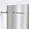 Ooivie Stainless Steel Splashback – Brushed finish - Splashback for Kitchen – cooker splashback – kitchen splashback – multiple sized kitchen splashbacks for walls (With holes, 600mm x 600mm)