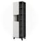 Vicco Hochschrank Karen, Anthrazit/Weiß, 50 x 175 cm mit 2 Türen