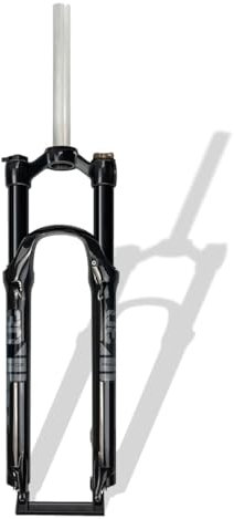 KANGXYSQ 26/27,5/29 Fourche À Suspension VTT 100 Mm Course 1-1/8 Fourche À Ressort À Huile Blocage Manuel/à Distance Fourche Hydraulique QR 9 Mm Frein À Disque Fourche Avant(Straight-Manual,26in)