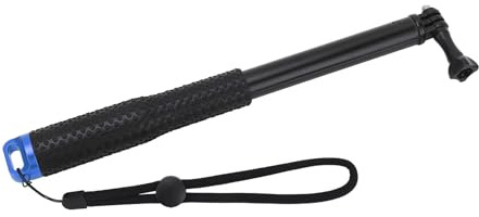 Perche à Selfie de 36 Pouces, caméra d'action Portable légère, téléphone Portable, Perche à Selfie Extensible, poignée Confortable et antidérapante pour Les Aventures en Plein air (Bleue)