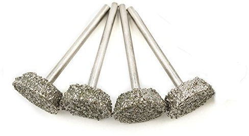 4x Fraser Raspel Diamant Schleifscheiben 18mm Modellbau für Dremel Proxxon