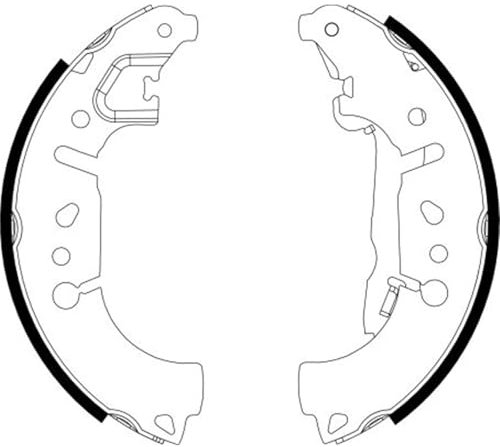 TMD Friction Services 91081500 Bremsbackensatz
