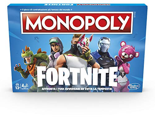 Hasbro Monopoly Fortnite Brettspiel (italienische Version) mehrfarbig