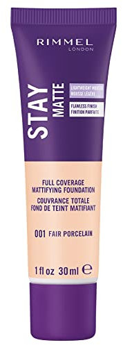 Rimmel Stay Matte Foundation, Fair Porzellan, 30 ml, 1 Stück