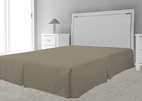 Intemporel Zeitlos Zwischenspeicher Bettfeder Mikrofaser, Polyester, Taupe, 90 x 190 cm