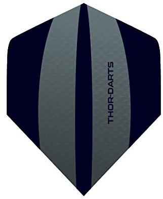 THOR-DARTS Exclusiv-Line: 120 Micron F3 Darts Flights HD-240 grau Dart Flys extra Lange haltbar Thickness > 100 mic extra Strong