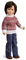 Nancy Collection - Reissue Lucas Jahr 1978 Puppe für Kinder und Sammler, Multicolor (Famosa 700015387)
