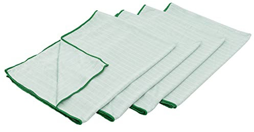MaxxGoods Bambus Premium 4X XL Reinigungstuch 80x60cm - aus Mikro & Bambusfasern - Reinigungstücher für Glas & Edelstahl - Tücher zum putzen & polieren, streifenfreies Poliertuch - alle Oberflächen