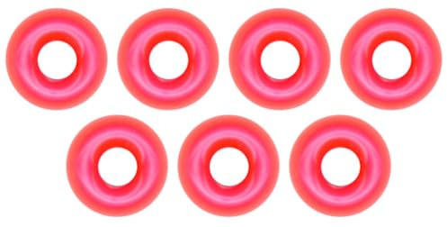 Fishing Tackle Max 10C5800114C10 Wolframperlen zum Spinnfischen, Rosa, 3 mm Perlen, 7 Stück