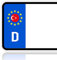 Ritter Mediendesign Türkei Aufkleber Nationalflagge 2 Stück Sticker Plakette Nummernschild Waschstrassenfest UV-Beständig