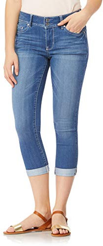 WallFlower InstaSoft Ultra Fit Skinny Stretch Jeans für Damen, Übergröße - Blau - 47