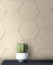 NEWROOM Papier peint Beige Pierre Intissé - Moderne Gris Noir Hexagone Béton Industriel
