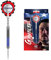 Target Darts Danny Baggish 1. Gen. 90% Wolfram Steeldarts-Set (21gr), Silber, schwarz und blau, 21 g