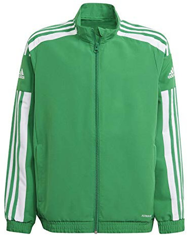 adidas Mixte enfant Squadra 21 Presentation Jacket, Team Green / White, 11-12 Years
