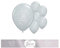 Party-Set zum 25. Silberhochzeit, Banner und Luftballons, Party-Set, Dekoration