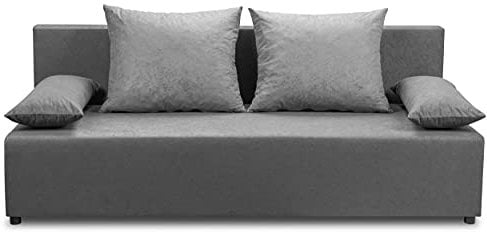 bonni Schlafsofa Gray BS10 Plus Sofa mit Bettkasten und Schlaffunktionn, Klappsofa, Schlafcouch, Bettsofa, Couch vom Hersteller,Couch, Couchgarnitur, Sofagarnitur, Bettkasten,