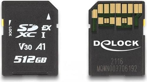 DELOCK TARJETA DE Speicher SD Express 512 GB