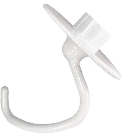 K45DH Dough Hook Replacement Kitchenaid Mixer Auxiliary Ksm90 K45 Stand Mixer Coating 4.5/5 Quart, Kitchenaid Compatible - Replaces Wpw10674618,9708471,3183588,4162152,4176069,9707671,Ps11757067