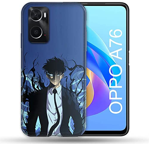 Schutzhülle für Oppo A76 Manga Solo Leveling Sung, Blau