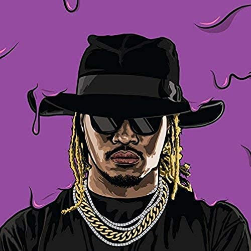 Dark Handicraft One Poster, Motiv Future Rapper Sänger, gerollt, 30,5 x 30,5 cm