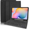 Funda con Teclado Español Ñ para Galaxy S6 Lite, Zabatoco Funda de Cuero con Teclado Bluetooth Desmontable para Samsung Tab S6 Lite 10.4'' (SM-P620/P625/P613/P619/P615/P610,2024/2022/2020), Negro