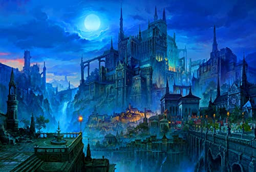 4000 Teile Puzzle Fun Dark Castle Puzzle Spielzeug Brain Challenge Puzzle Set für Kinder Lernspiele Unterhaltungsgeschenke