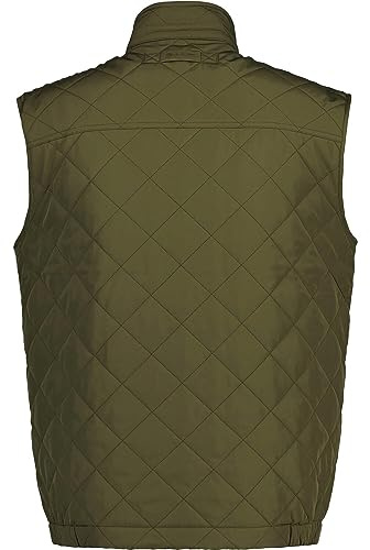 GANT Men's Quilted Windcheater Vest, Juniper Green, 4XL