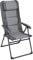 Hi-Gear Wisconsin Reclining Camping Chair with Padded Seat & Adjustable Headrest Pillow, Portable, Folding, Collapsible, Durable, Ideal for Camping, Festivals, Picnics, the Beach & Garden, Grey