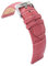 diloy Sportliches gepolstertes Uhrenarmband Rindsleder Krokoprägung quadratisch – Größen 14mm 16mm 18mm 20mm 22mm 24mm 26mm 28mm 30mm – Elegant und widerstandsfähig 368 Hell-Pink 22mm