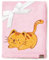 Be Mammy Warme Kuscheldecke Babydecke Blanket Baby Geschenk BE20-168 (Puderrosa - Katze)