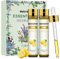 MIGCAPUT Olio Essenziale di Limone 2 x 10ML, Set di Oli Essenziali di Grado Terapeutico, Olio di Aromaterapia Naturale Puro al 100% per Diffusori, Umidificatore, SPA, Massaggi, Bagno, Rilassare