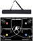 Perfeclan Basketball-Fußarbeitsmatte, Basketball-Dribbling-Matte, tragbare Basketball-Trainingsmatte für Kinder und Erwachsene, Agility-Schritt-Trainingsmatte, Weiße Linie