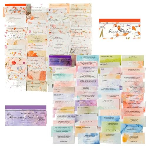 SURALIN 200er-Pack Scrapbook Zubehör Sticker Inspirierend Vintage Scrapbook Zubehör Scrapbook Sticker Aesthetic berühmte Wörter Tagebuch-Aufkleber für Scrapbooking Journaling Zubehör