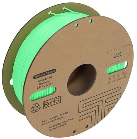 PLA-Filament 1,75 Mm, Maßgenauigkeit +/- 0,02 Mm, 3D-Drucker-Filamentbündel-Druckverbrauchsmaterial, Grün