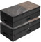 WELTRXE Under Bed Storage, 2 Pack 70L Double Layer Large Underbed Storage Box with Lid, Extensible Clothes Storage Bag, Foldable Wardrobe Storage Organiser for Blanket, Clothing, Shoes, Toys, Black