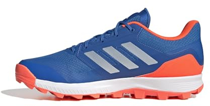 adidas Unisex Flexcloud Hockey-Schuhe, Bright Royal/Zero Metalic/Team Solar Orange, 38 2/3 EU