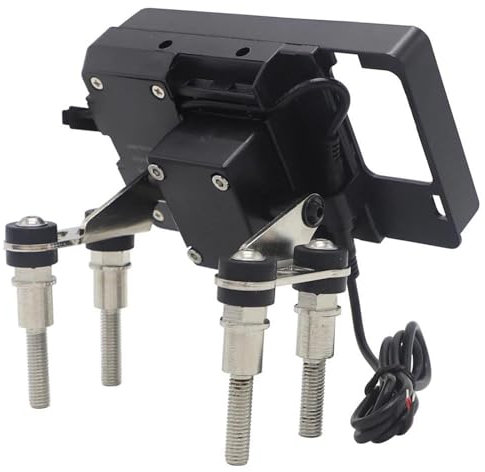 LORSKRD Motorrad Halterung GPS Halter Für F750GS Für F850GS Für F700GS Für F800GS Für R1200RS R1200R Lenker Handy-Navigationshalterung USB-Telefon-Lade(C)