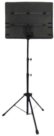 Notenpult Notenständer Multifunktionaler faltbarer Notenständer Stabiler Ukulele-Notenständer mit Stativhöhenverstellbar Notenauflage Tragbar