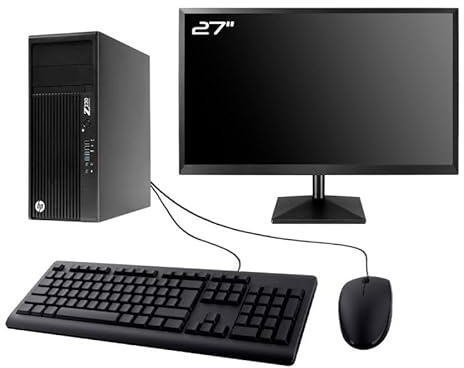 PC HP Workstation Z230 Tour Ecran 27 Intel I5-4570 RAM 16Go SDD 240Go W11 WiFi (Reconditionné)