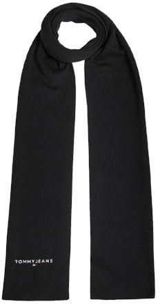 Tommy Hilfiger Linear Schal, für Herren, Schwarz, Schwarz , Einheitsgröße