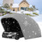 Carport semi-automatique – Tente de voiture pliante robuste, abri de garage portable en acier inoxydable résistant aux intempéries, tente d'activités de plein air pour véhicules