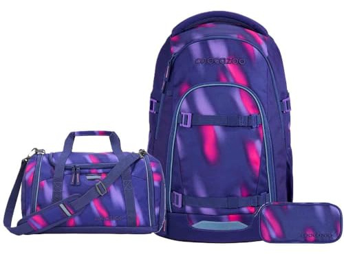 Coocazoo Mate Schulrucksack Set 3tlg. inkl Sporttasche (Aurora Glow)