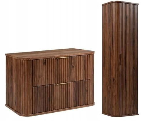 Rodan Moderne Möbel - Schrank Eiche, Walnuss - Möbelstück - Bastelregal – Bastelplatte 80 cm