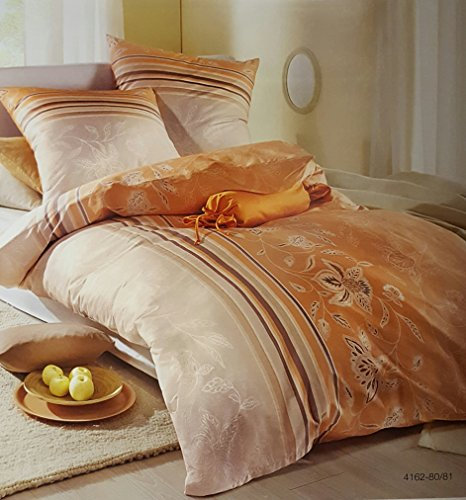Dormisette Bettwäsche Mako-Satin 155/220 + 80/80 cm