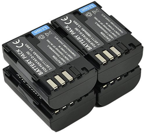 4x D-Li90 Battery+Charger AC Dual for Pentax Pentax DLi90 D-L190 DL190 D-Li90P DLi90P D-BC90 DBC90 645 645D 645Z K-01 K01 K3II K3 K5 K7 K-3 K-5 K-7 II IIs Camera