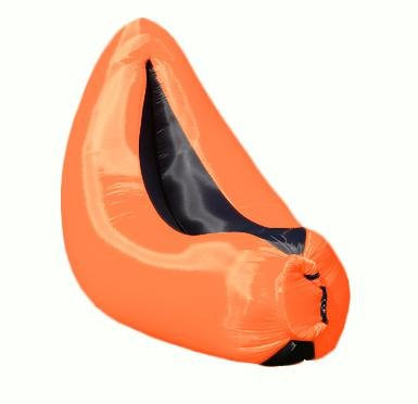 sedco Aufblasbare Liege, Luft-Liege für Reisen, Camping, Outdoor, Aufblasbare Couch, Pool und Beach Partys, geeignet für Picknicks und Festivals, Orange