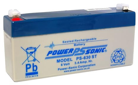 Akku kompatibel CP632 CP832S 6V 3,2Ah AGM Blei Accu wartungsfrei wiederaufladbar